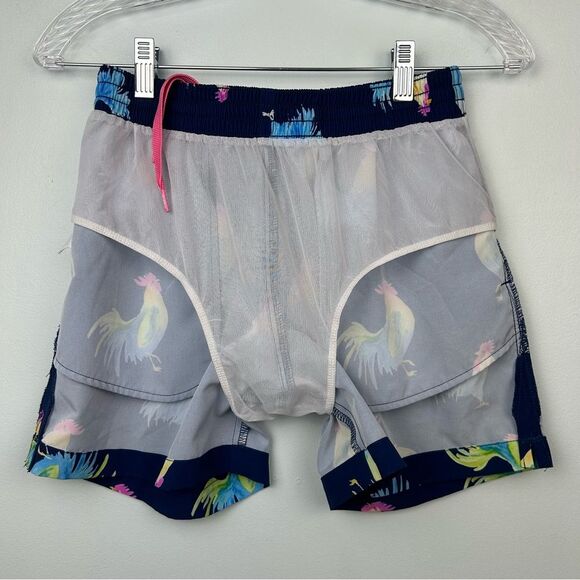 Chubbies The Fowl Plays Swim Trunks UPF 50 5.5” Inseam Classic Liner Sz XS - Picture 12 of 15